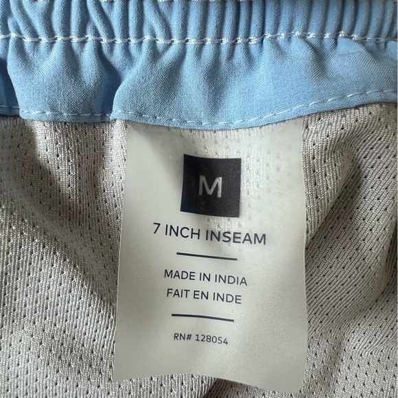 EUC Men’s Preppy Bonobos Swim Trunks Blue Stripe 7” Inseam size M - Picture 10 of 11